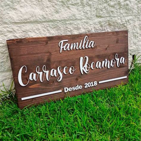 Cartel Nombre Casa